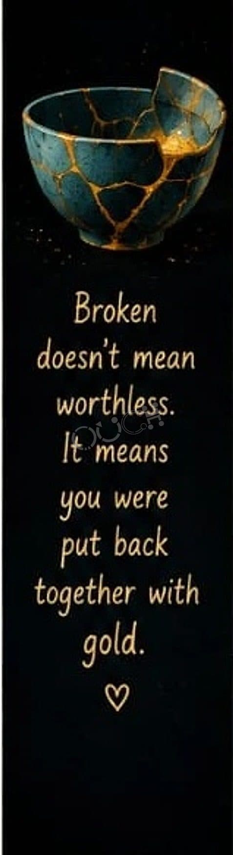 Put Back With Gold — Ouch bookmark