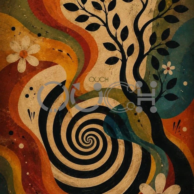 Spiral Garden — Ouch poster