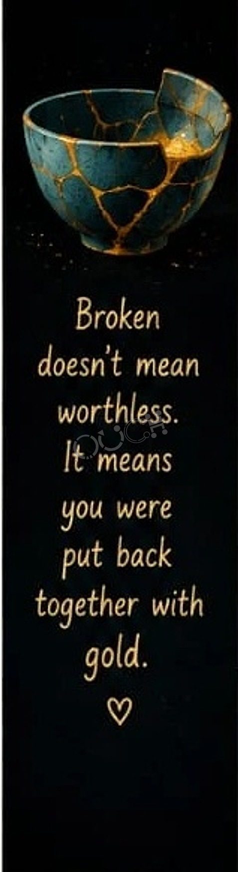 Put Back With Gold — Ouch bookmark