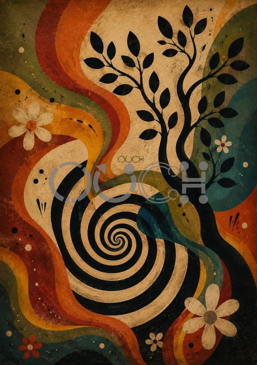 Spiral Garden — Ouch poster