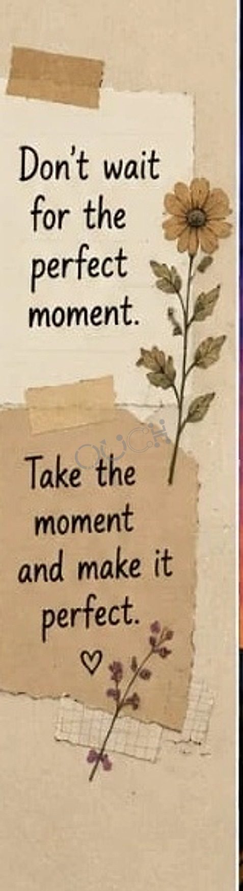 Take The Moment — Ouch bookmark
