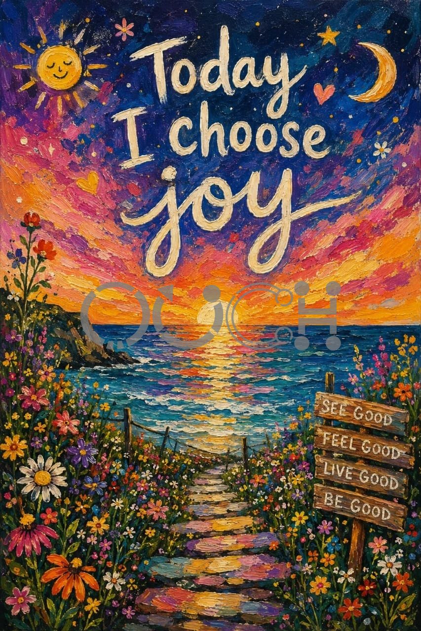 Today I Choose Joy — Ouch poster