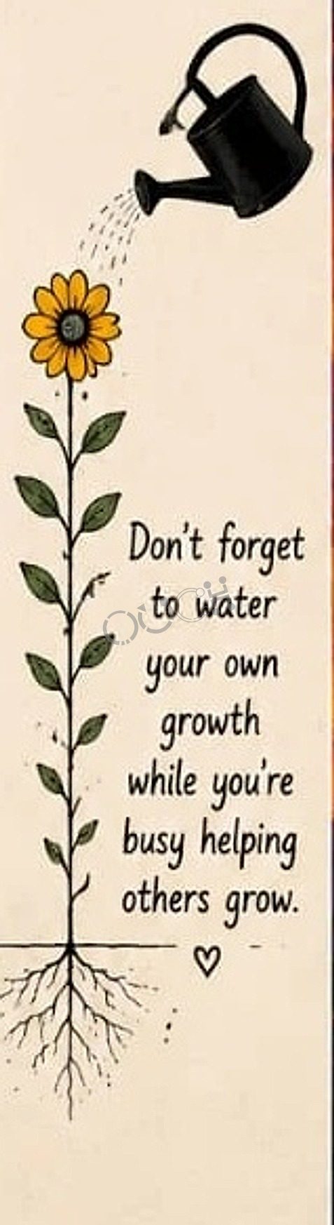 Water Your Own Growth — Ouch bookmark